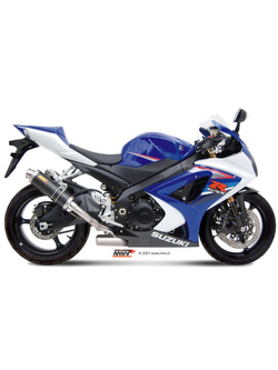 Tłumiki motocyklowe Slip-On (GP) MIVV do Suzuki GSX-R 1000 (07-08) carbon