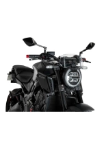 Szyba motocyklowa sportowa PUIG Visor Versatile Honda CB 650R Neo Sports Cafe (19-23) przeźroczysta