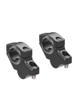 Podwyższenie kierownicy Hepco&Becker CF Moto 450 MT (24-) (30 mm w górę, 21 mm w tył) czarne