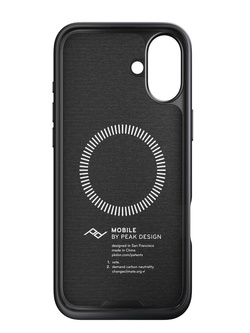 Etui Peak Design Mobile Everyday Fabric do smartfona iPhone 16 Plus grafitowe