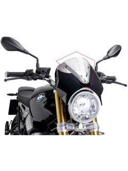 Owiewka PUIG Retrovision BMW R Nine T / Pure / Scrambler / Urban przezroczysta