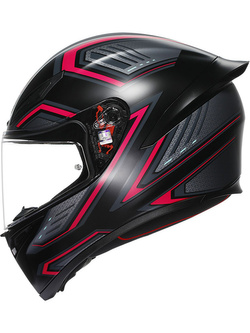 Kask integralny AGV K1 S Sling różowo-czarny matowy
