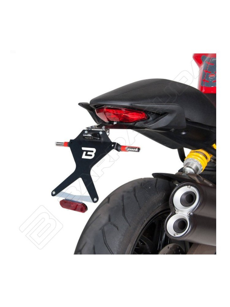 MOCOWANIE TABLICY Z REGULACJĄ BARRACUDA Ducati Monster 821 [14-]