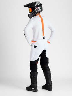 Spodnie cross Thor Sportmode Rogue biało-pomarańczowe