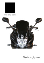 Szyba motocyklowa MRA Oryginalny kształt "O" Yamaha XJ 6 Diversion F/Fz 6 R [10-] czarna
