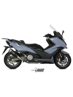 Tłumik motocyklowy Slip-On (Delta Race) MIVV do Kymco AK550 (17-20) czarny