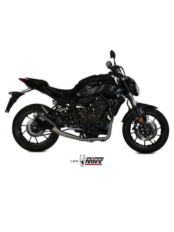 Pełny układ wydechowy (GP Pro) MIVV do Yamaha MT-07 / FZ-07 (14-20) czarny