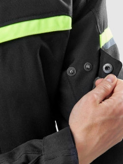 Kurtka motocyklowa tekstylna Ozone Neo czarno-żółta