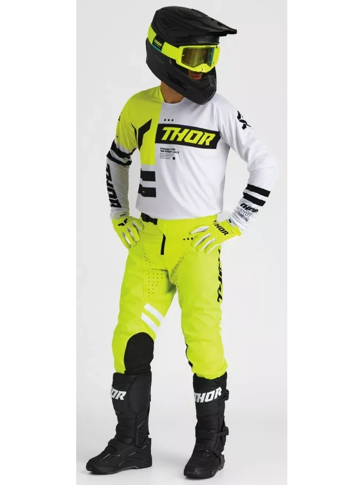 Rękawice cross Thor Launchmode żółte