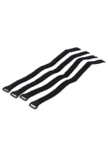 Paski mocujące do torby na tył SW-Motech Pro Rackpack czarne [4 szt.]