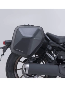 Zestaw: kufry boczne plastikowe Urban ABS + stelaże SLC SW-Motech Honda CMX 500 Rabel (16-) [poj.: 2 x 16,5l]