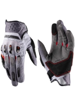 Rękawice motocyklowe Leatt Subzero 5.5 Short Iron czarno-biało-szare