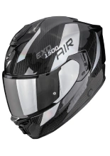 Kask integralny Scorpion EXO-1500 CARBON AIR Platted czarno-srebrny