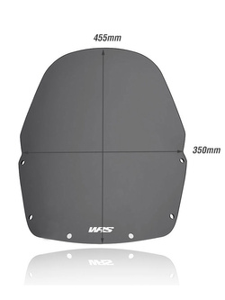 Szyba motocyklowa WRS Touring Honda XRV 750 Africa Twin (90-92) mocno przyciemniana