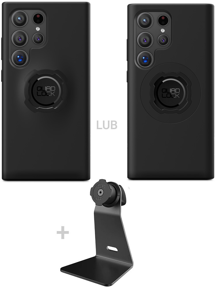 Zestaw na biurko: etui na telefon Samsung Galaxy S24 Ultra + uchwyt Quad Lock