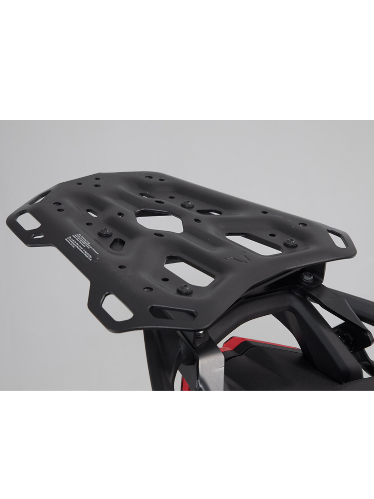 Zestaw: kufry boczne + kufer centralny TRAX ADV + stelaże SW-MOTECH do motocykla Ducati Multistrada V4 / S (20-)/ Pikes Peak (21-)/ Rally (23-) srebrne