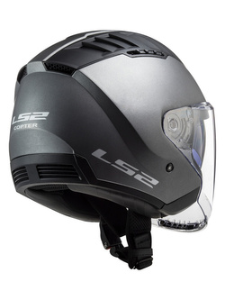 Kask otwarty LS2 OF600 Copter II Solid titanium matowy