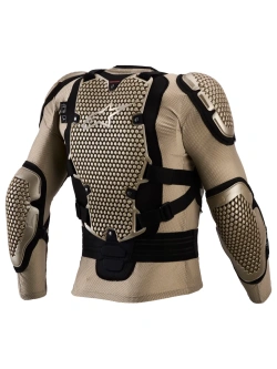Koszula z ochraniaczami Alpinestars MX Bionic Action V3 czarno-brązowa