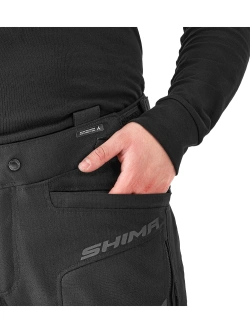 Spodnie motocyklowe tekstylne Shima Tracker czarne