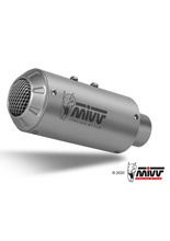 Pełny układ wydechowy (MK3) MIVV do Yamaha MT-125 (20-) / YZF R125 (19-) srebrny