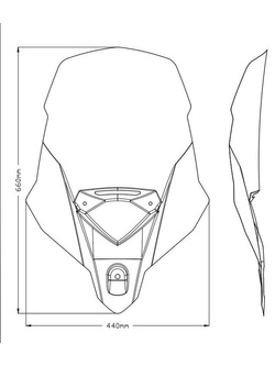 Szyba turystyczna PUIG do Triumph Tiger Sport 660 (22-) przezroczysta