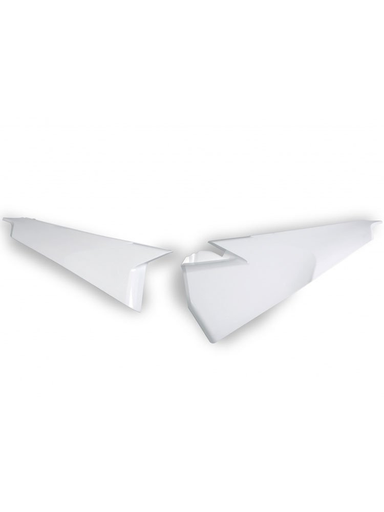 Osłony boczne tylnie UFO do Husqvarna TC 125/250 (19-22), TE 150 (20-), TE-TX 250/300 (20-), FC 250/350/450 (19-22), FE 250/350/450/501 (20-) białe 2