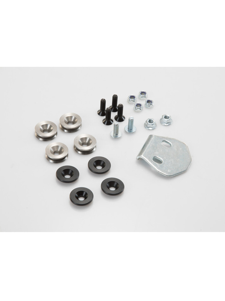 Zestaw: kufer centralny TRAX ADV + stelaż Street-rack SW-MOTECH Suzuki DL 650 V-Strom / XT (16-) (pojemność 38 L) srebrny