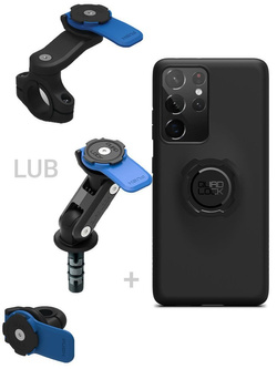 Etui na telefon Samsung + mocowanie motocyklowe Quad Lock