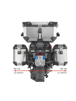 Stelaż kufrów bocznych Trekker Outback Monokey Cam-Side Kappa KL One-Fit BMW R 1300 GS (23-)