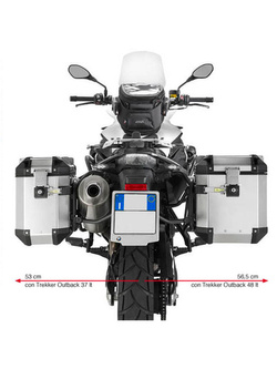 Stelaż kufrów bocznych Monokey Cam-Side GIVI BMW F 650 GS/ 800 GS (08-17)/ 700 GS (13-17)