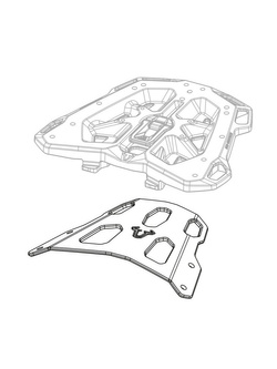 Stelaż pod kufer centralny SW-MOTECH Street-Rack Suzuki DL 650 V-Strom / XT (16-25)