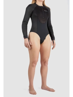 Body damskie z ochraniaczami Pando Moto Bia czarne