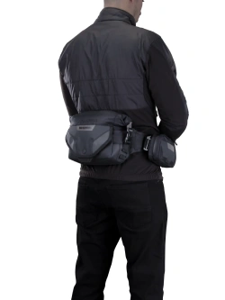 Torba na pas z miejscem na telefon Atlas W-3 Advanced Waist czarna