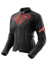 Kurtka motocyklowa damska tekstylna Rebelhorn Jax czarno-czerwona