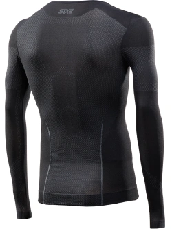 Koszulka termoaktywna z długim rękawem SIXS Breezy Touch V2 czarna unisex