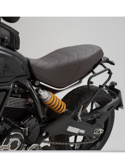 Zestaw: sakwa boczna LEGEND GEAR LC2 Black na lewą stronę + stelaż do Ducati Scrambler 1100 Pro / Sport Pro / Tribute Pro (19-25)