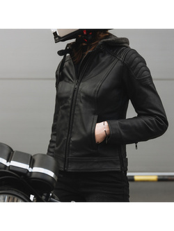 Kurtka motocyklowa damska skórzana Rebelhorn Impala czarna