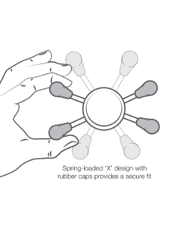 Uchwyt na telefon RAM X-Grip z klamrą zaciskową Tough-Claw