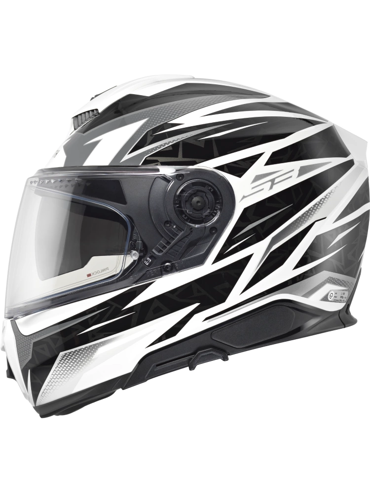 Kask integralny Schuberth S3 Thunder czarno-biały połysk