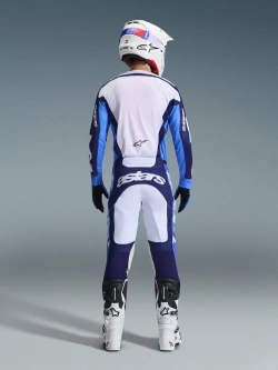 Bluza cross Alpinestars MX Racer Riway niebiesko-biała