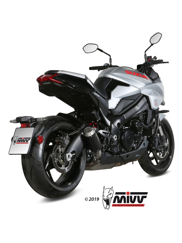 Tłumik motocyklowy Slip-On Line (MK3) MIVV do Suzuki Katana 1000 (19-) czarny