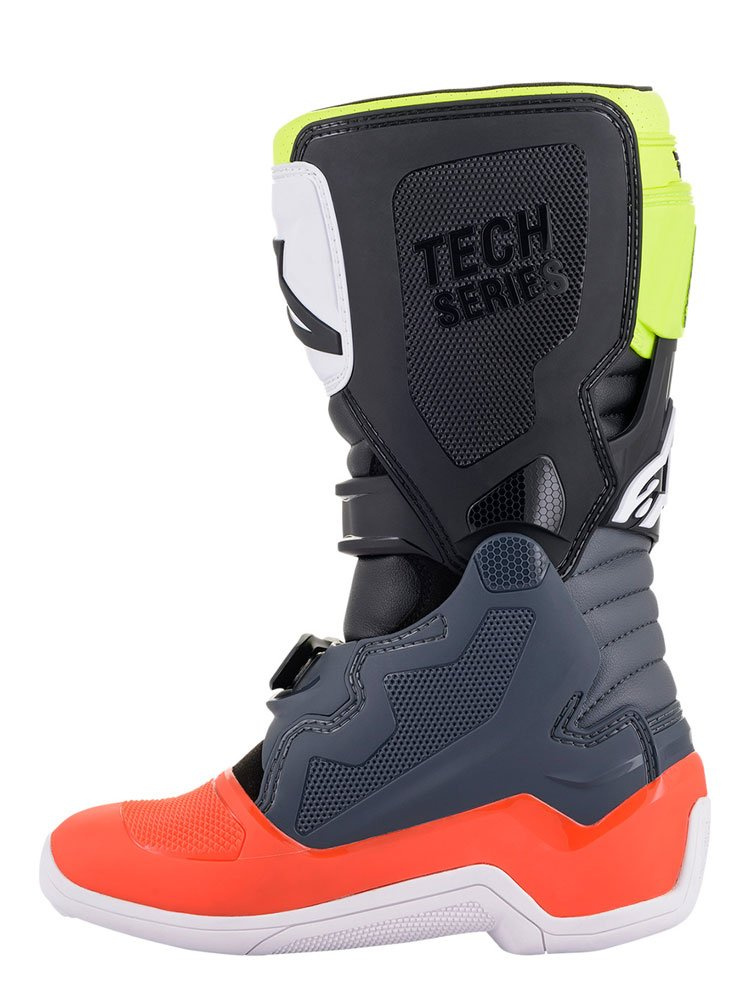Buty enduro dziecięce Alpinestars Tech 7S szaro-czerwono-czarne