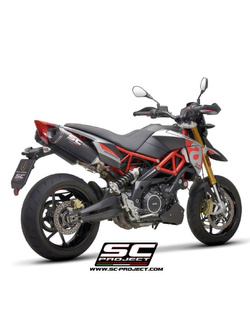Tłumik motocyklowy SC Project SC1-M carbon Aprilia Dorsoduro 900 (17-20) włókno węglowe