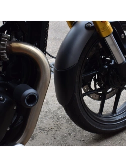 Przedłużenie błotnika motocyklowego przedniego PUIG Triumph Speed 400 (24-) czarne, matowe