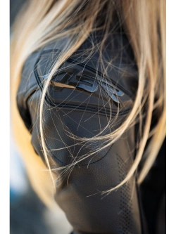 Kombinezon motocyklowy damski dwuczęściowy 4SR RR Black Series AR czarny