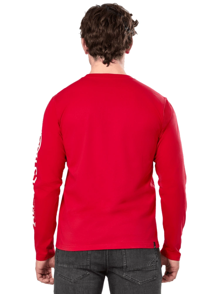 Koszulka z długim rękawem Alpinestars Committed Csf Tee czerwona