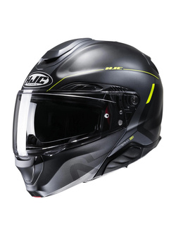 Kask szczękowy HJC RPHA 91 Combust czarno-żółty