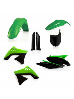 Pełny zestaw plastików Acerbis Kawasaki KX 250 F [09-12] czarno-zielony