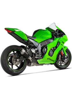 Tłumik motocyklowy Akrapović do Kawasaki Ninja ZX-10 R/ Ninja ZX-10RR (21-25) [Slip-On Line, Black Titanium]