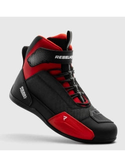Buty motocyklowe Rebelhorn Swift czarno-czerwone